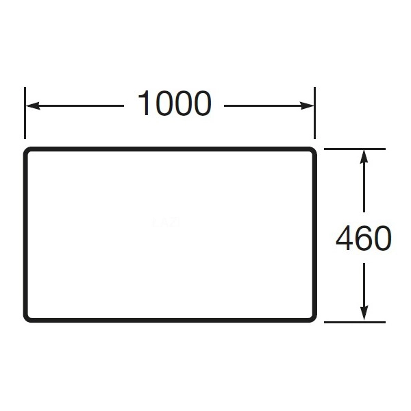 Столешница для ванной Roca Victoria Basic 1000x460 накла ...