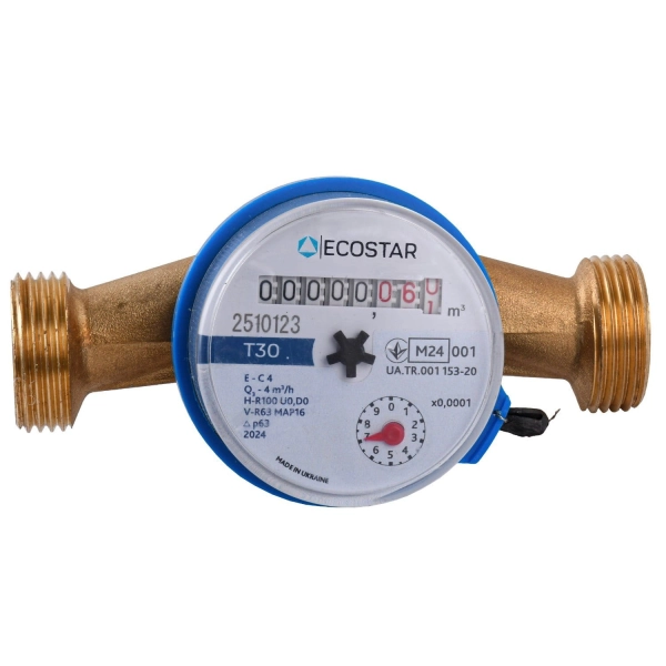 Счетчик для холодной воды Ecostar 3/4" (DN203/4L130)