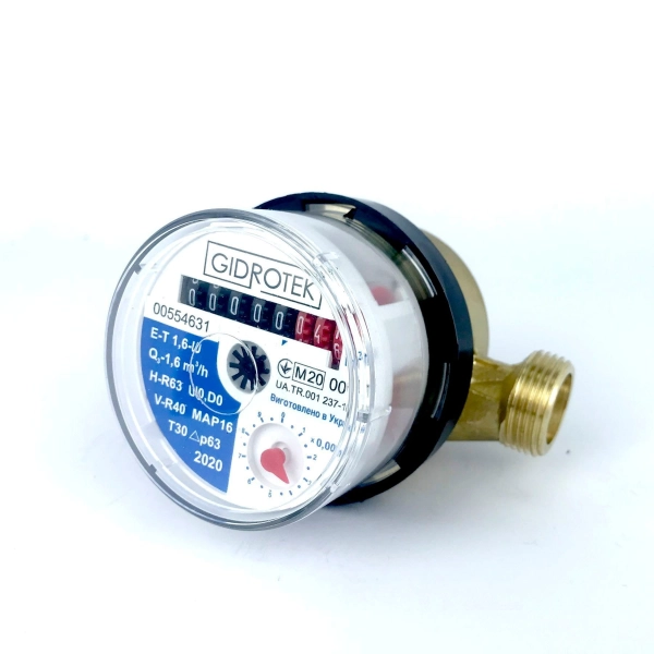 Счетчик для холодной воды Gidrotek E-T 1,6U 1/2"