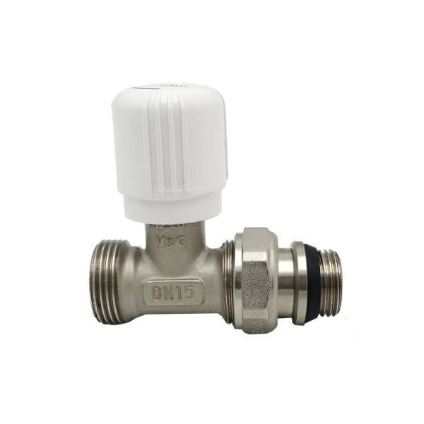 Кран радіаторний 1/2"х3/4" Евроконус V&G ручной регу ...