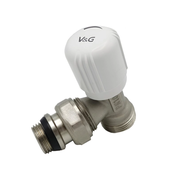 Кран радиаторный 1/2"х3/4" Евроконус V&G ручной регу ...