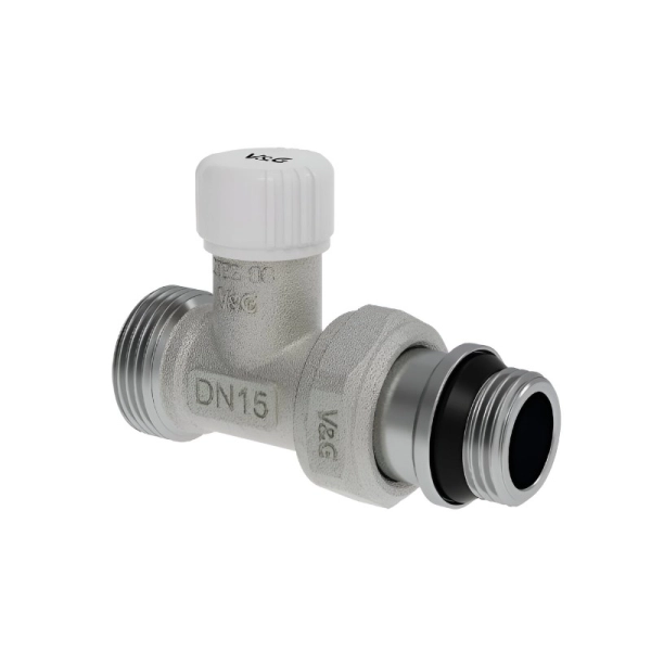 Кран радиаторный VALOGIN 1/2"х3/4" настроечный прямой (0 ...