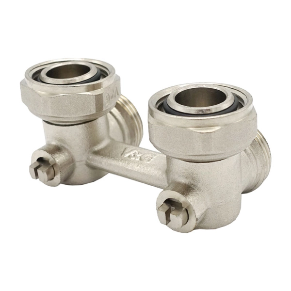 Узел Н-образный V&G 3/4"x3/4" ВН угловой, латунь (VG ...