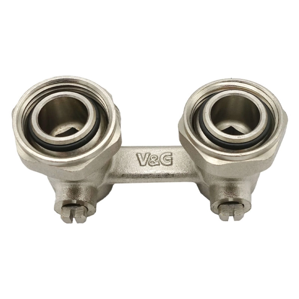 Узел Н-образный V&G 3/4"x3/4" ВН угловой, латунь (VG ...