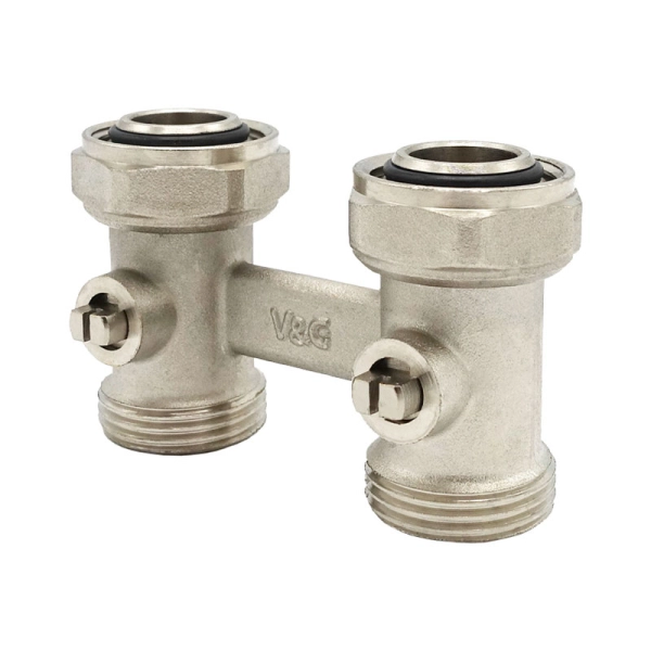 Узел Н-образный V&G 3/4"x3/4" ВН прямой, латунь (VG- ...