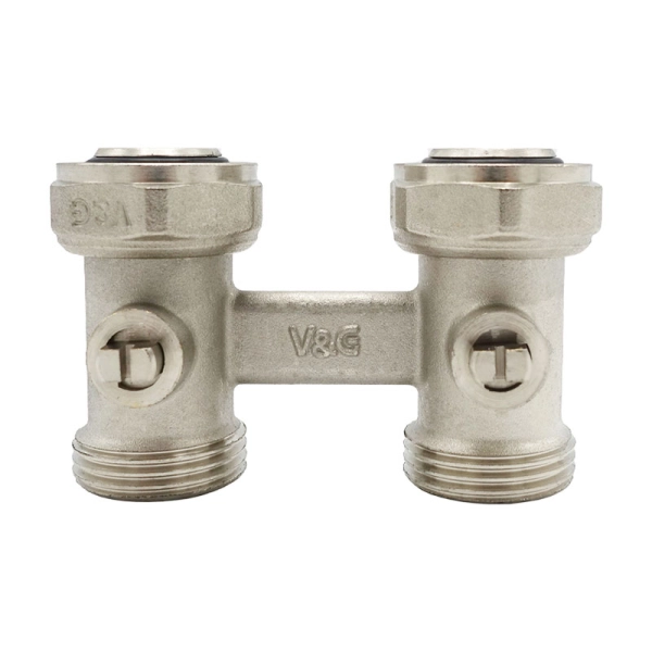 Узел Н-образный V&G 3/4"x3/4" ВН прямой, латунь (VG- ...