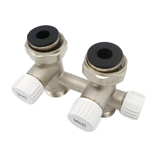 Узел Н-образный V&G 3/4"х3/4" ВН прямой, латунь (VG- ...