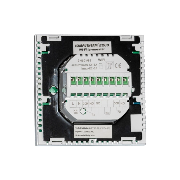 Терморегулятор для теплого пола COMPUTHERM E280 230В бел ...