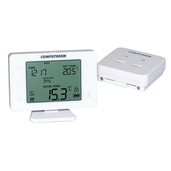 Терморегулятор для теплого пола COMPUTHERM Q20RF 230В бе ...