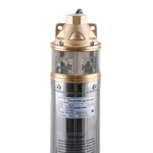 Насос скважинный вихревой OPTIMA 4SKm100 PRIME 0.75кВт Н ...