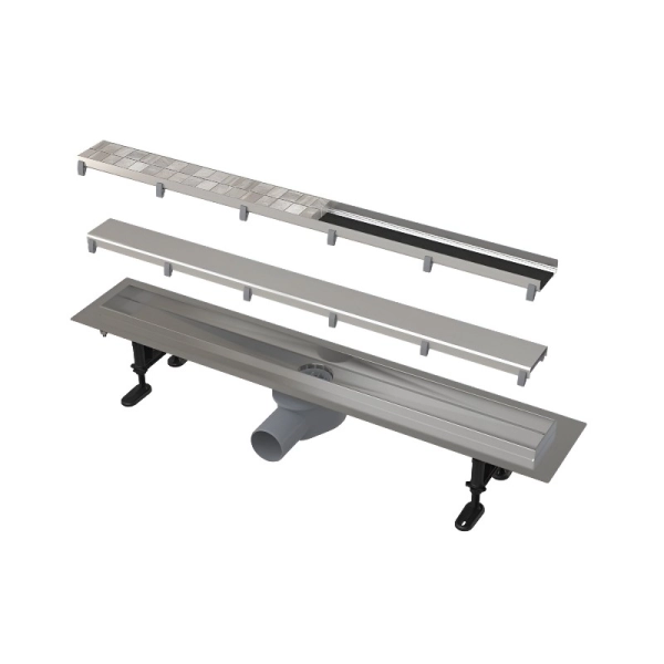 Трап для душа AlcaPlast APZ13-DOUBLE9 750 мм нержавеющая ...
