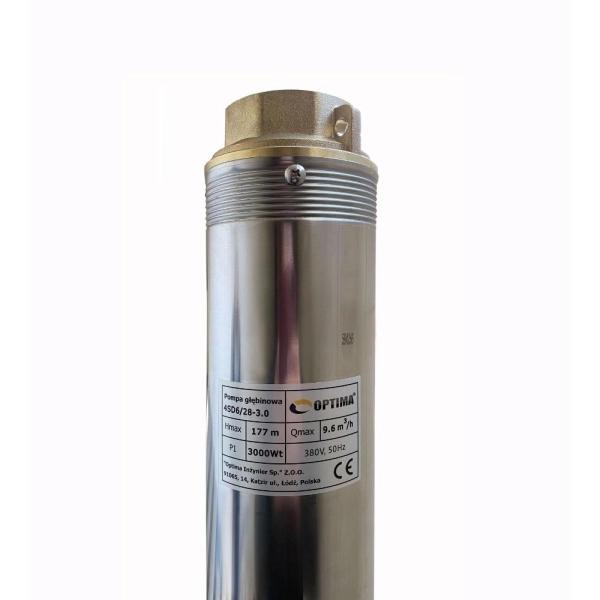 Насос скважинный Optima 4SD 6/28 3 кВт H 177 м Q 133 л/м ...