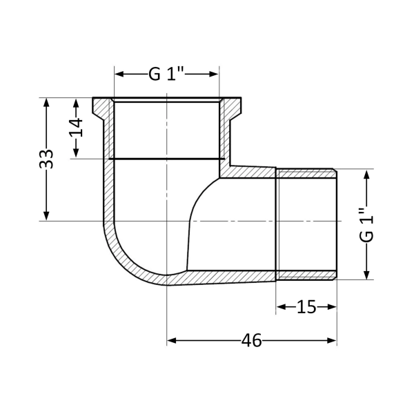 Угол Thermo Alliance Standard 1"x1" ВЗ (SD42025)