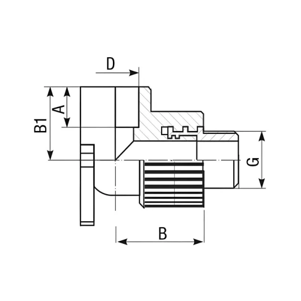 Уголок ITAL IKE501 PPR 90° 20 мм 1/2"