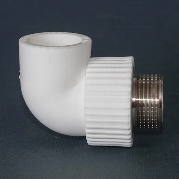 Уголок Tebo Ø32х1/2" НР PPR белый