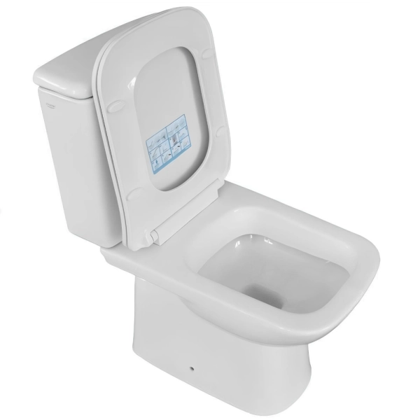 Унитаз компакт CeraStyle Duru 625x380 прямоугольный, с с ...