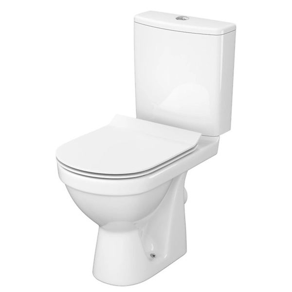 Унитаз компакт Cersanit Simple One 635x365 овальный, с с ...