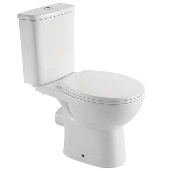 Унитаз компакт Pearl Prima 635x348 овальный, с сиденьем, ...