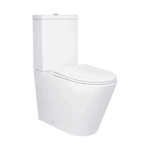 Унитаз компакт Qtap Swan Eco 640х360 овальный, с сиденье ...