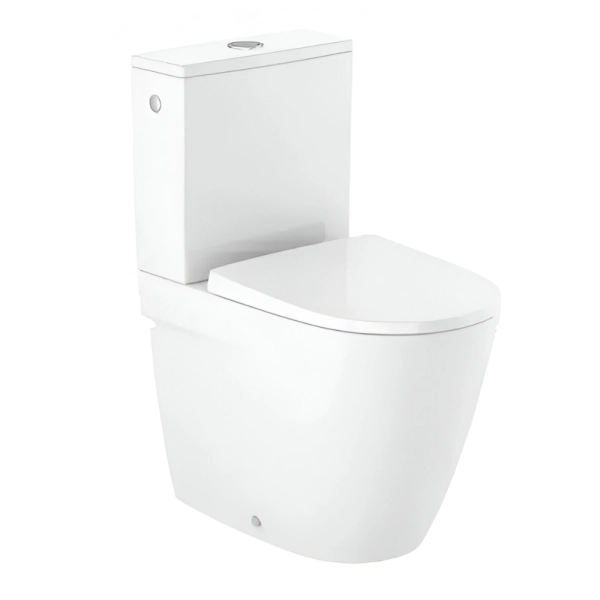 Унитаз компакт Roca Ona 675x370 овальный, с сиденьем Sof ...
