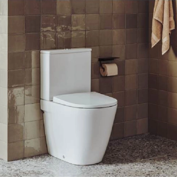 Унитаз компакт Roca Ona 675x370 овальный, с сиденьем Sof ...
