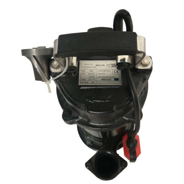 Насос фекальный центробежный VOLKS WQ15-14G 1,5кВт H 18м ...