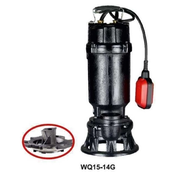 Насос фекальный центробежный VOLKS WQ15-14G 1,5кВт H 18м ...