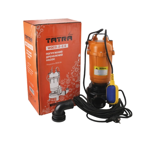 Фекальный насос TATRA-line WQCD 2,6 кВт 220 В H 12 Q 200 ...