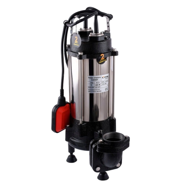 Фекальный насос Optima V1800 DF 1,8 кВт H 28 м Q 366 л/м ...