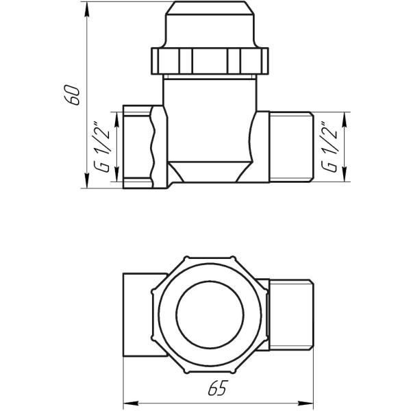 Фильтр грубой очистки SOLOMON 1/2" ВН, никель