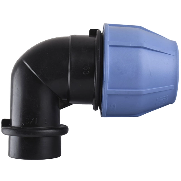 Колено ПНД Vsplast 63х2" ВР 4002