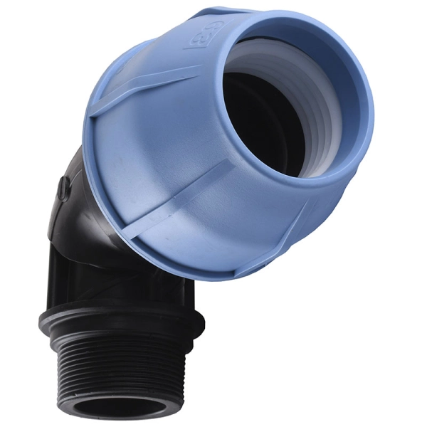 Колено ПНД Vsplast 63х2" НР 4003
