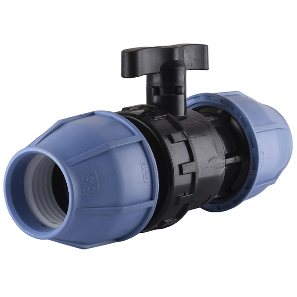 Кран шаровой ПНД Vsplast 63мм 6001