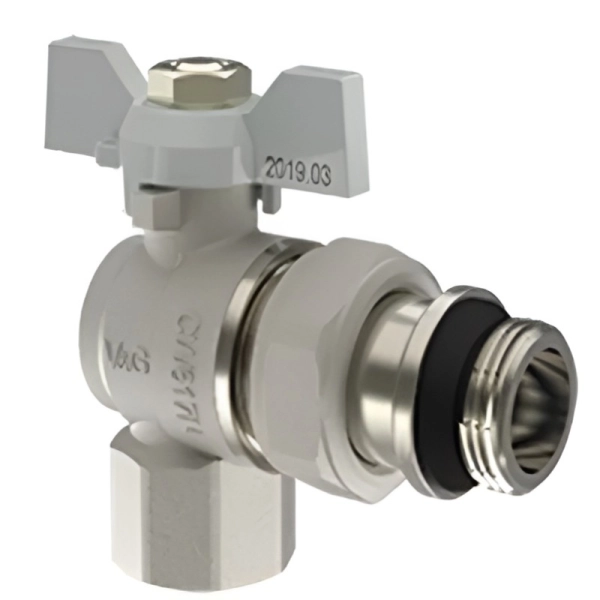 Кран с американкой V&G Optima 1/2" ВН угловой, латун ...