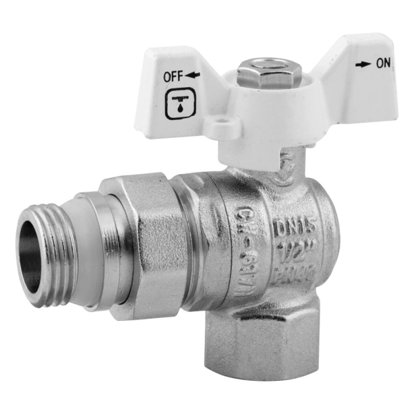 Кран с американкой ITAL 1/2″ ВН угловой, латунь (IB11511 ...
