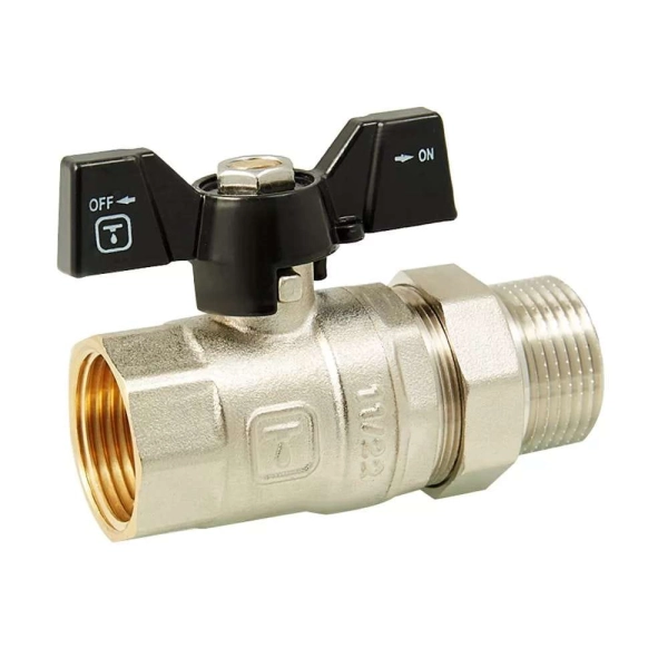 Кран с американкой ITAL 1″ ВН прямой, латунь (IB110334)