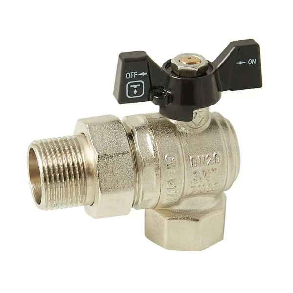 Кран с американкой ITAL 1/2″ ВН угловой, латунь (IB11111 ...