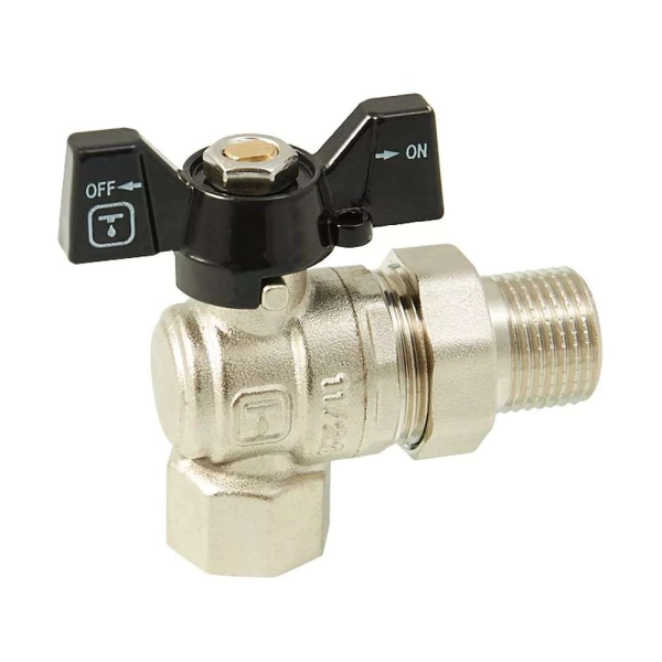 Кран с американкой ITAL 1/2″ ВН угловой, латунь (IB11111 ...