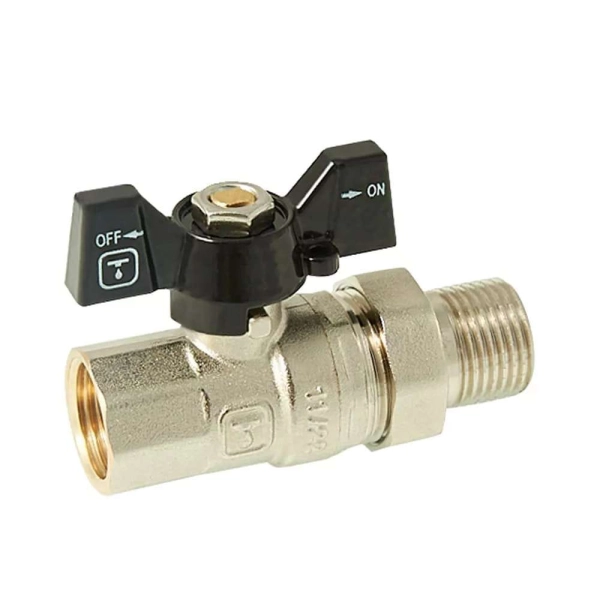 Кран с американкой ITAL 1/2″ ВН прямой, латунь (IB110114 ...