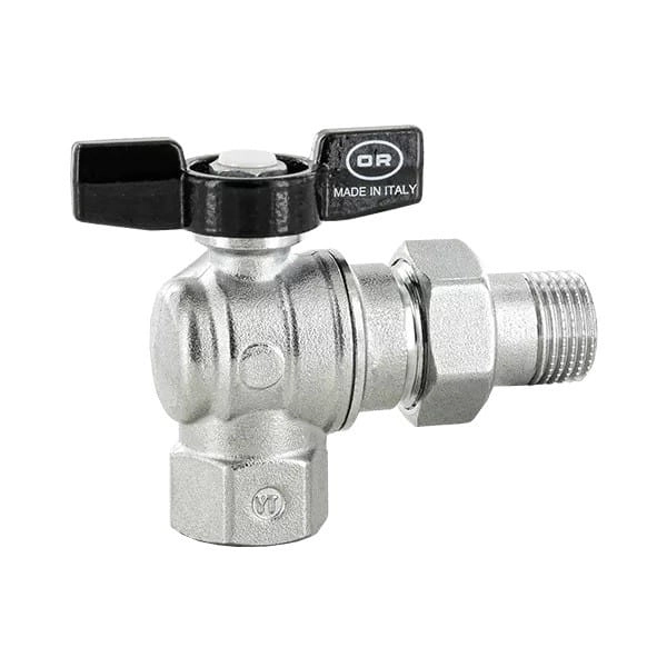 Кран с американкой Officine Rigamonti Aurea 1/2″ ВН угло ...