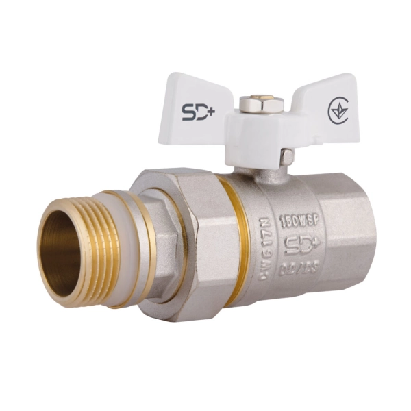 Кран с американкой Thermo Alliance Standard 1″ ВН прямой ...