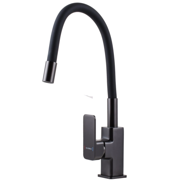 Смеситель для кухни Globus Lux Milano излив с гибким изл ...