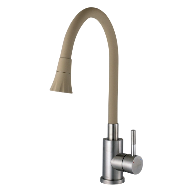 Смеситель для кухни Globus Lux Alpen излив с гибким изли ...