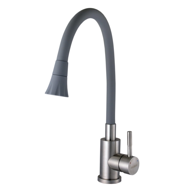 Смеситель для кухни Globus Lux Alpen излив с гибким изли ...