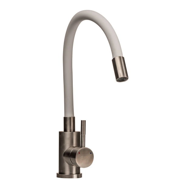 Смеситель для кухни Globus Lux Alpen излив с гибким изли ...