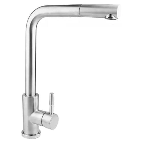 Смеситель для кухни Wezer EKO4C-01 с выдвижным изливом,  ...