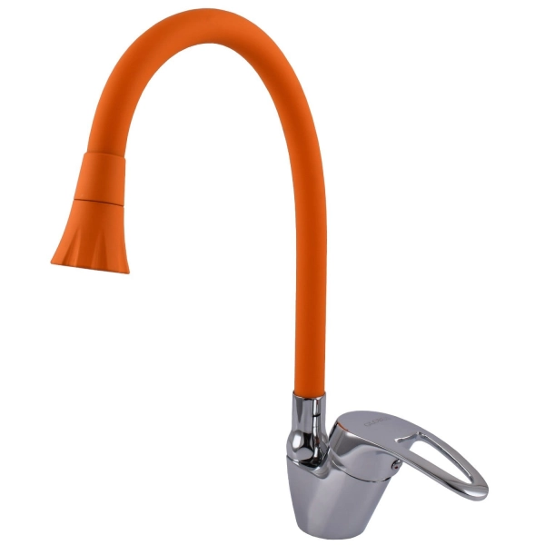 Смеситель для кухни Globus Lux Caprice с гибким изливом, ...