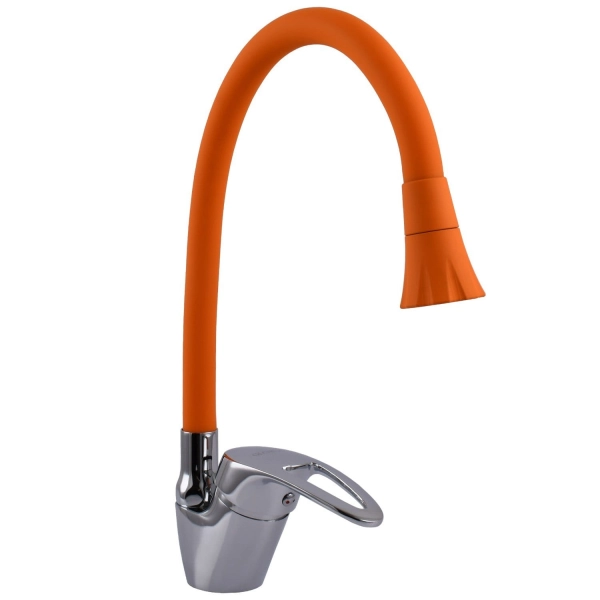 Смеситель для кухни Globus Lux Caprice с гибким изливом, ...