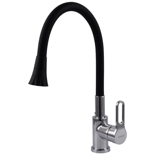 Смеситель для кухни Globus Lux Dolly с гибким изливом, х ...