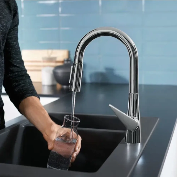 Смеситель для кухни Hansgrohe Talis M51 с выдвижным изли ...